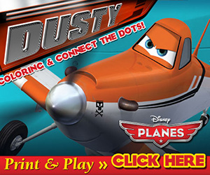 Disney's Planes Printable Activity Sheets