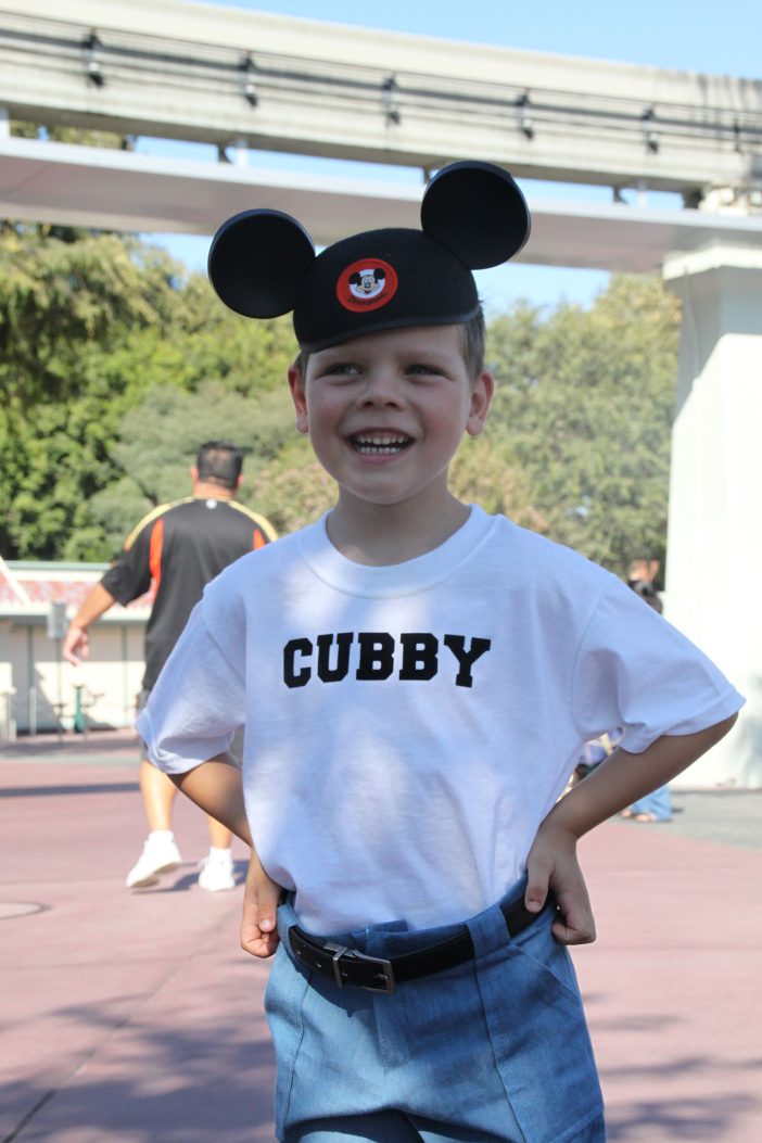 Cubby Homemade Mouseketeer costume