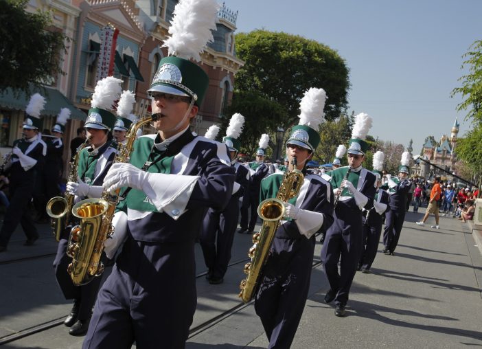 High School performs at Disneyland