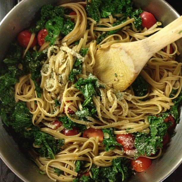 kale pasta easy recipe