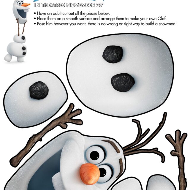 olaf free printable