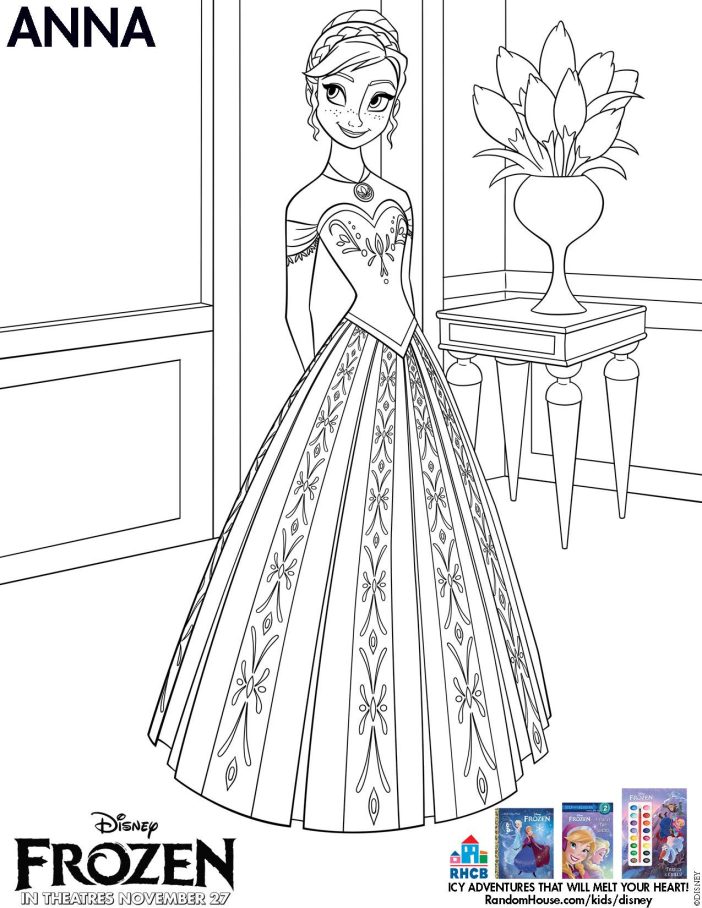 21 Frozen Coloring Pages, Frozen Elsa Coloring Book, Birthday