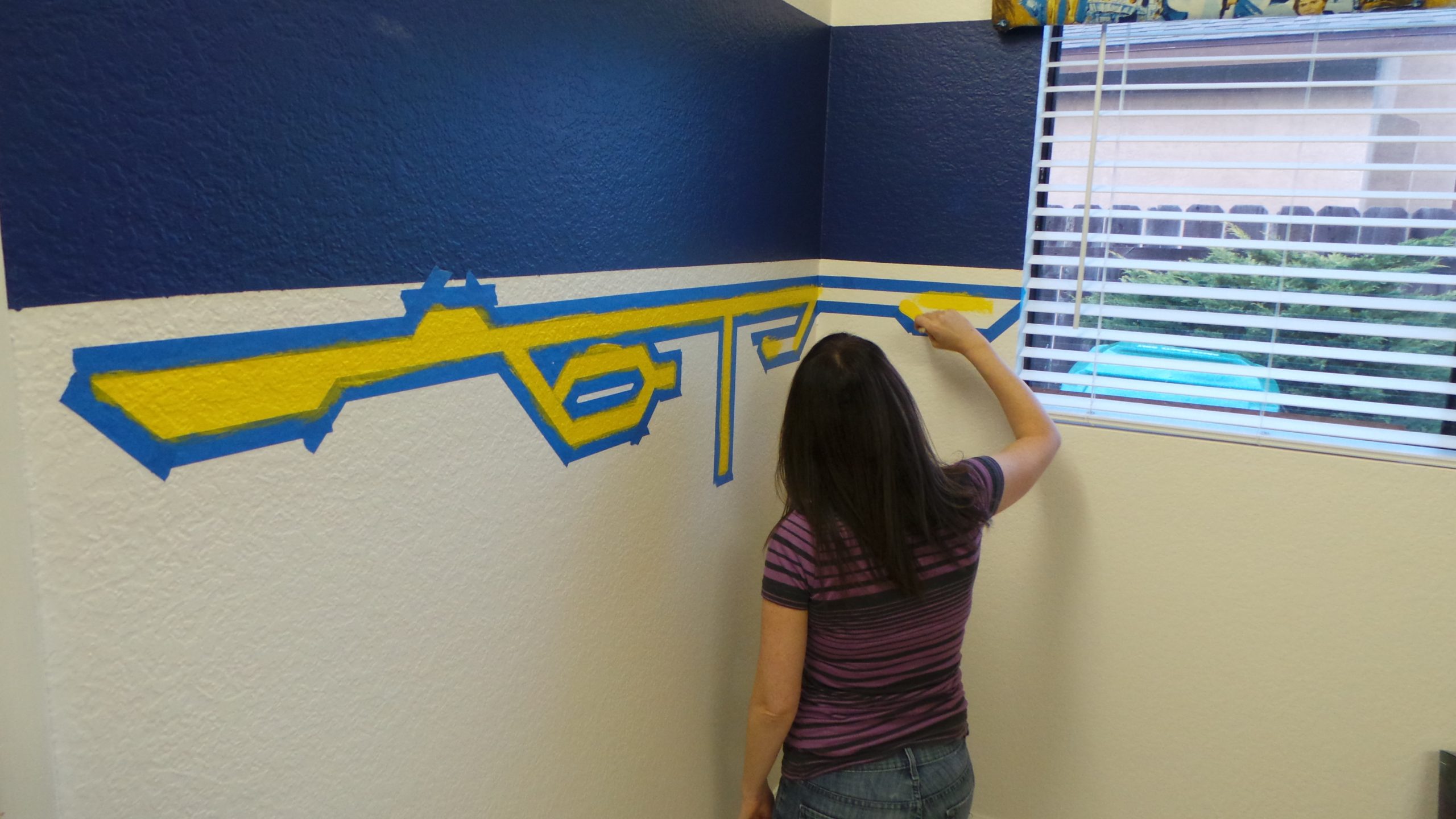 Star Wars Room Paint Tutorial. Kid's room decor ideas