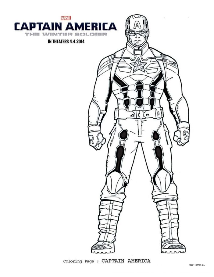 captain america winter soldier coloring sheet