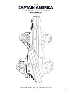 Captain America Winter Soldier Free Printable Coloring Sheets