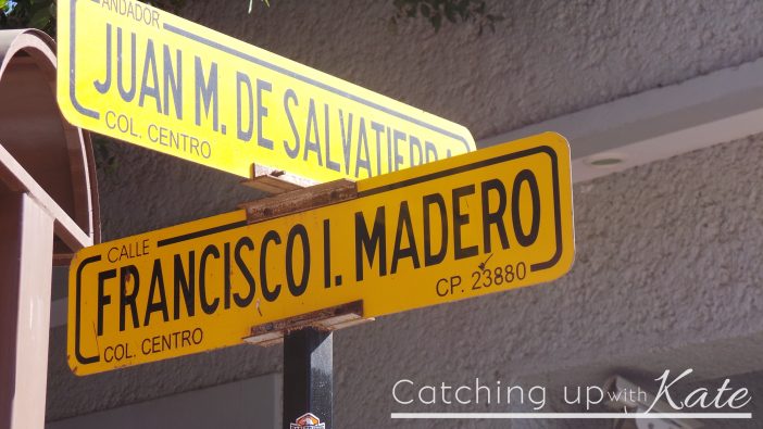 mexico street sign
