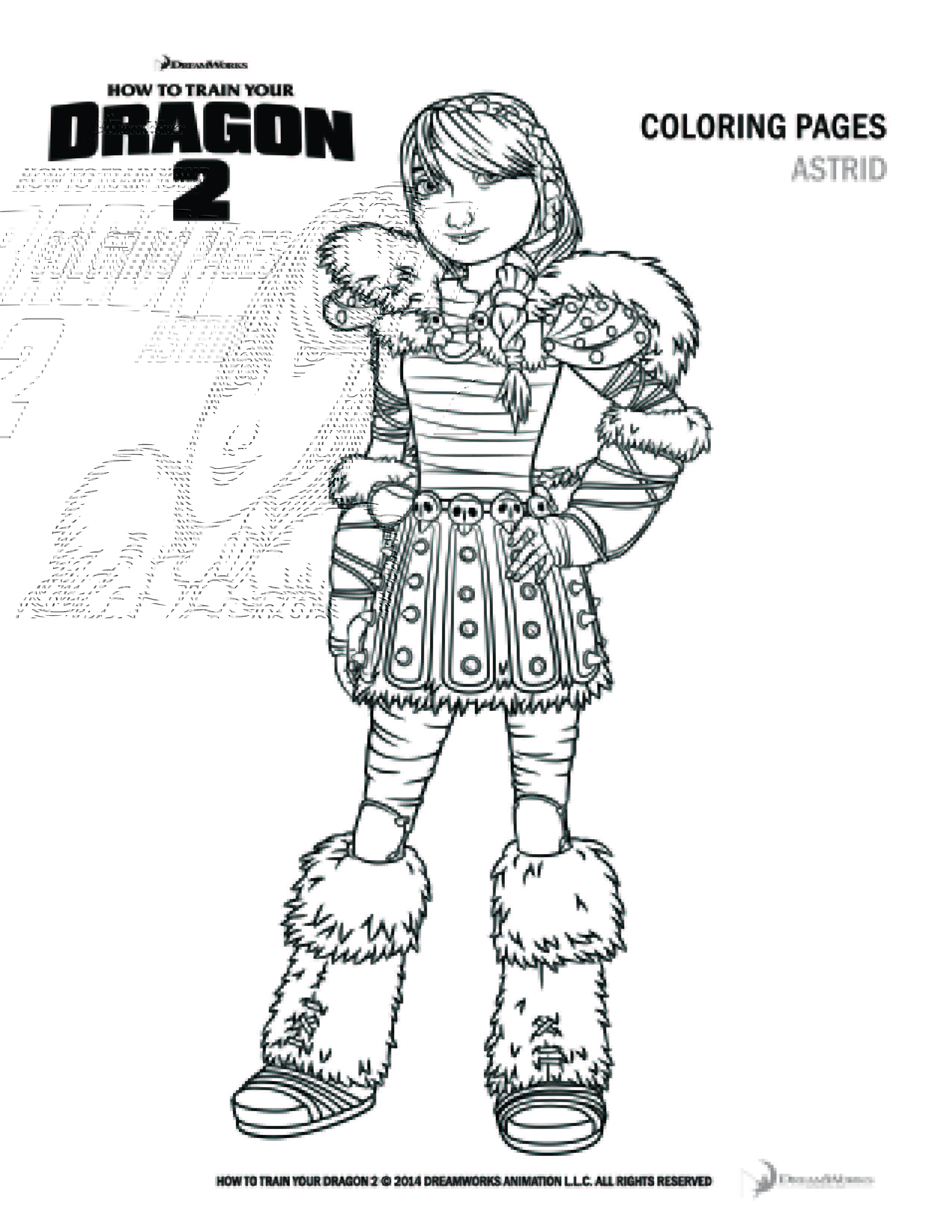 how to train your dragon 2 coloring page