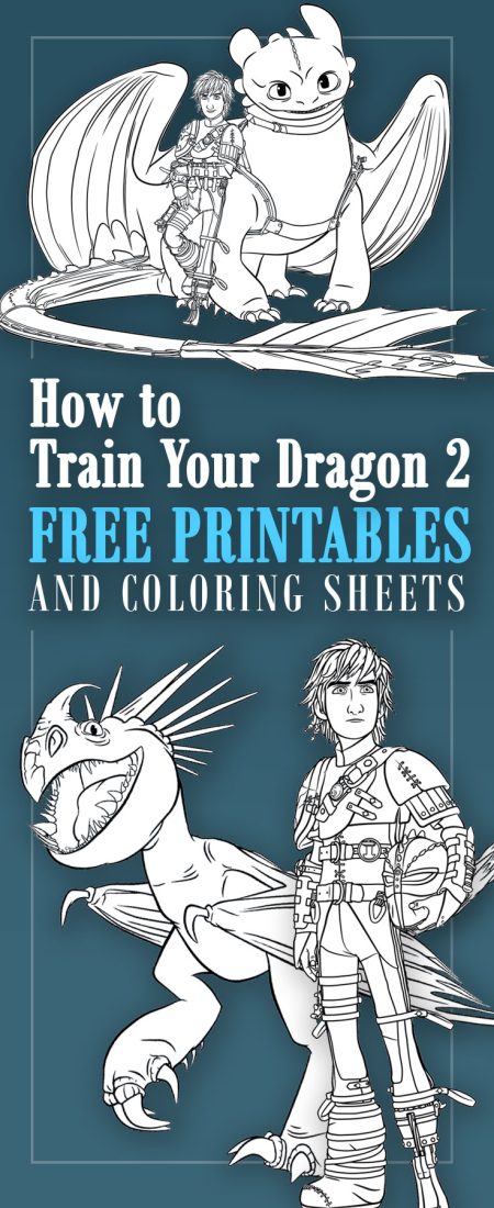 How to train your dragon 2 printables