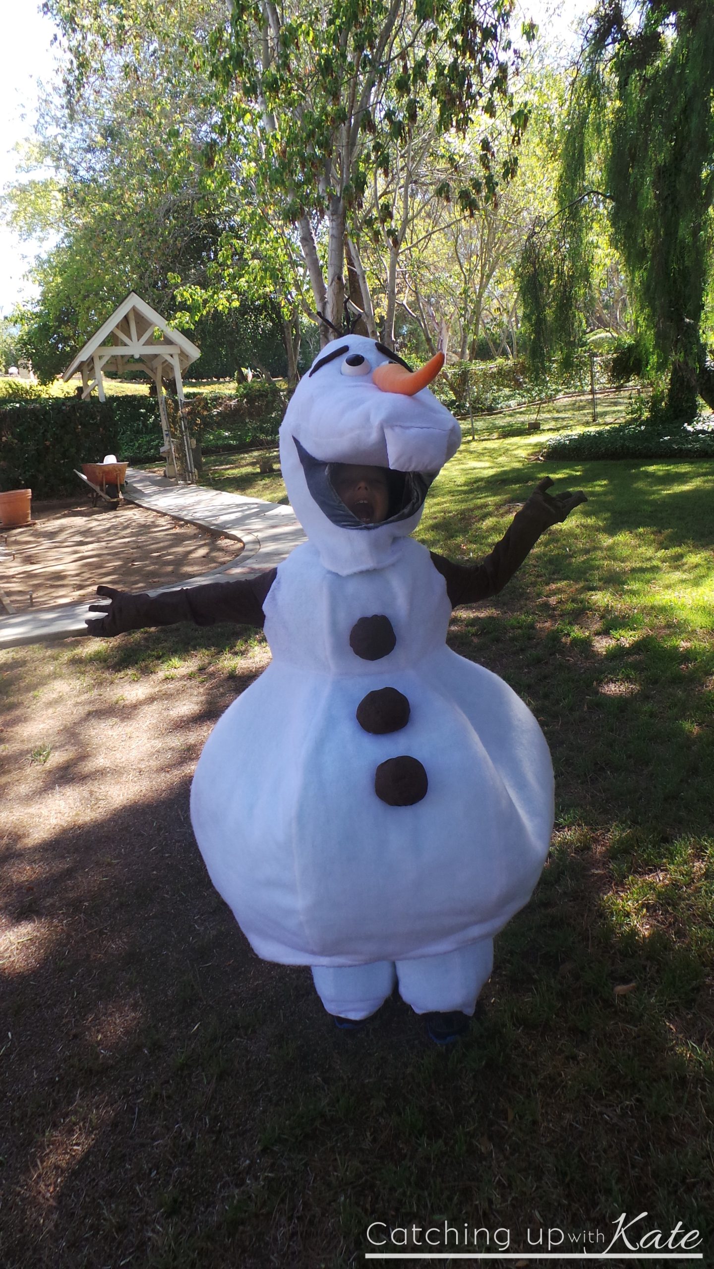 DIY Olaf Costume Instructions - Highlights Along the Way