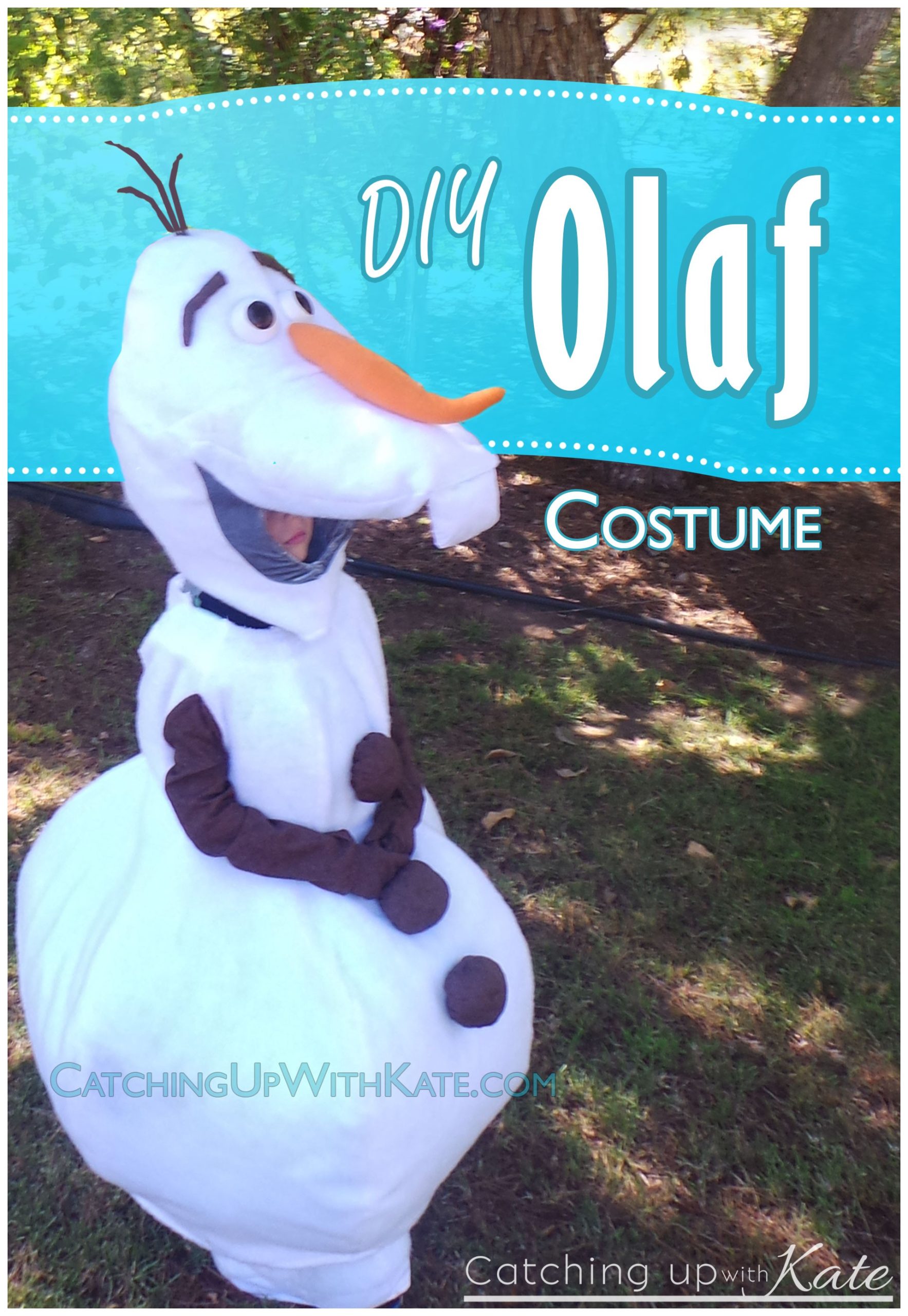 DIY Olaf Costume for Halloween