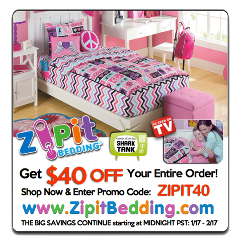 ZIPIT Bedding  As Seen On TV