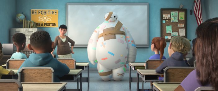 Baymax new show on Disney Plus with bandaids