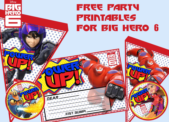Big Hero 6 Printable party pack