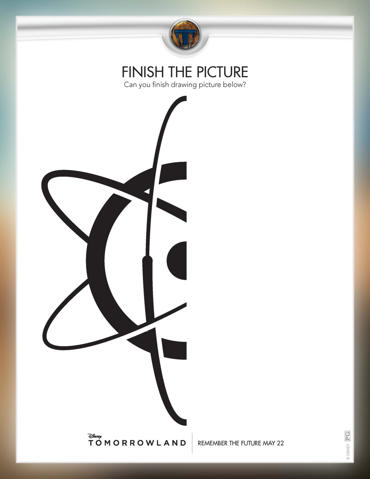 Tomorrowland Free Printable Activity Pages
