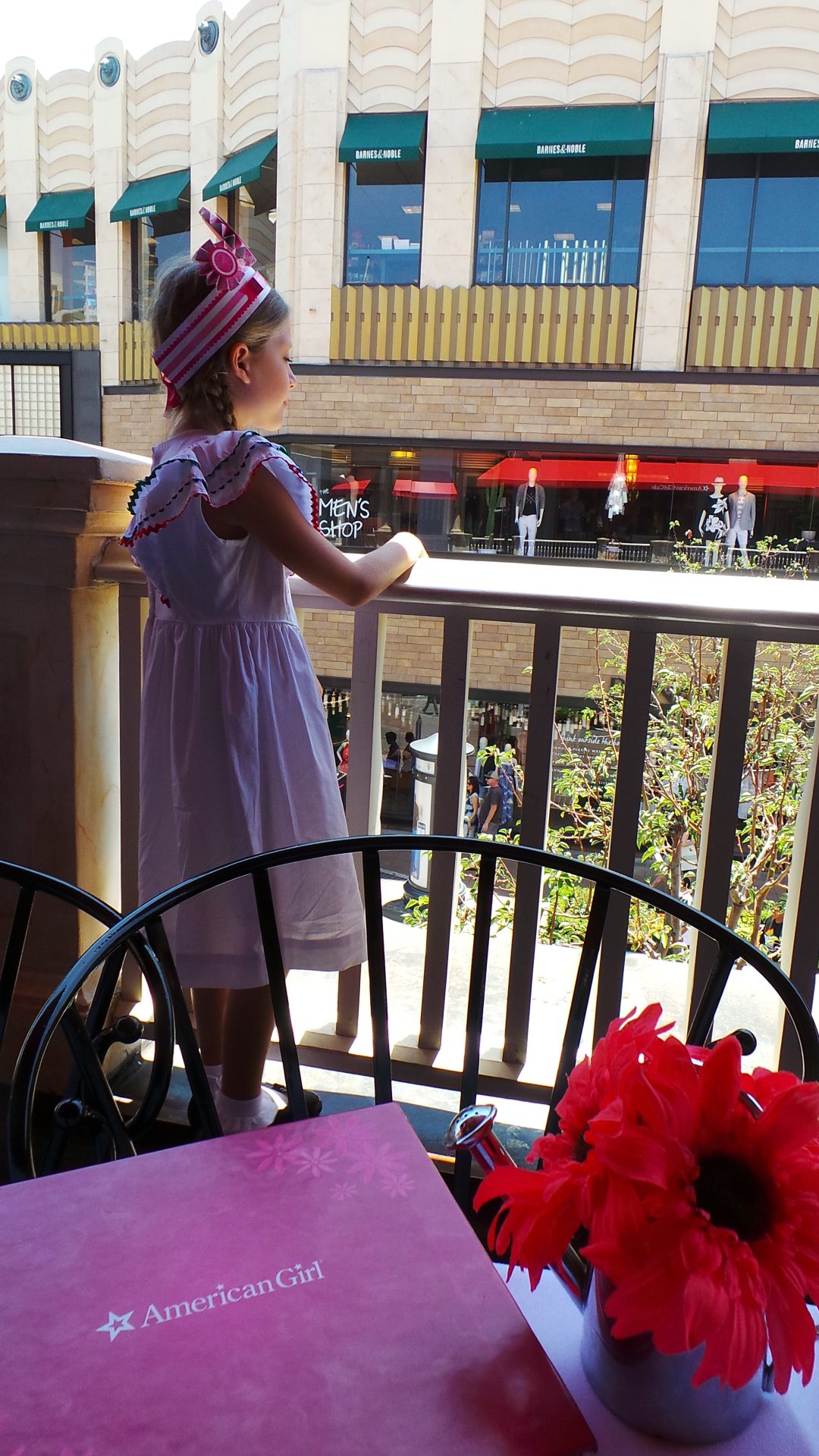 American Girl Doll Costume using things we already had!