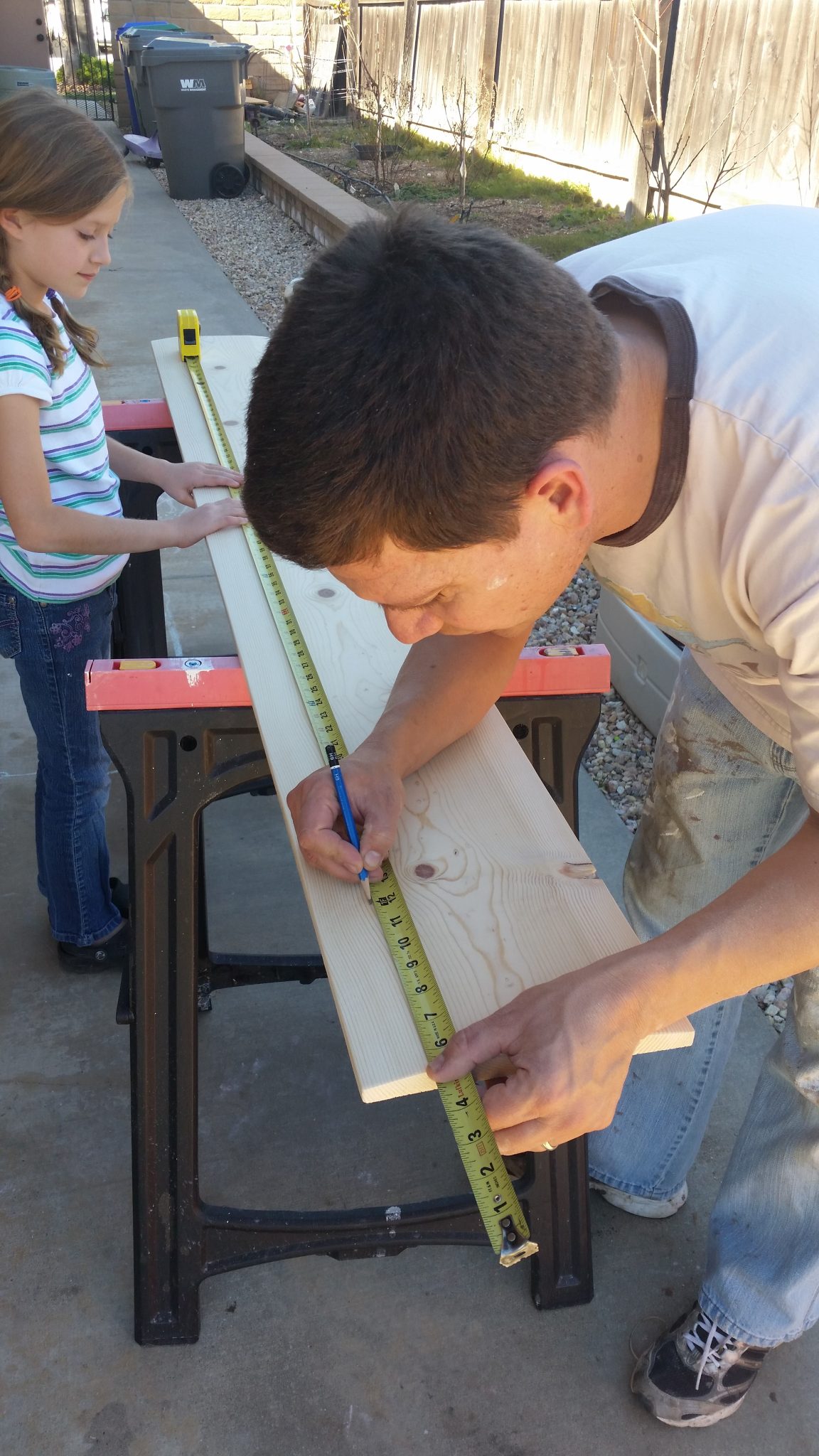 DIY Pottery Barn Inspired Ruler Growth Chart