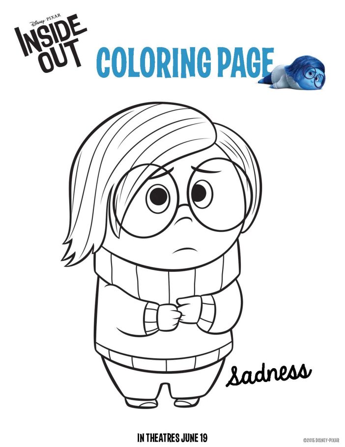 inside out coloring sheet sadness