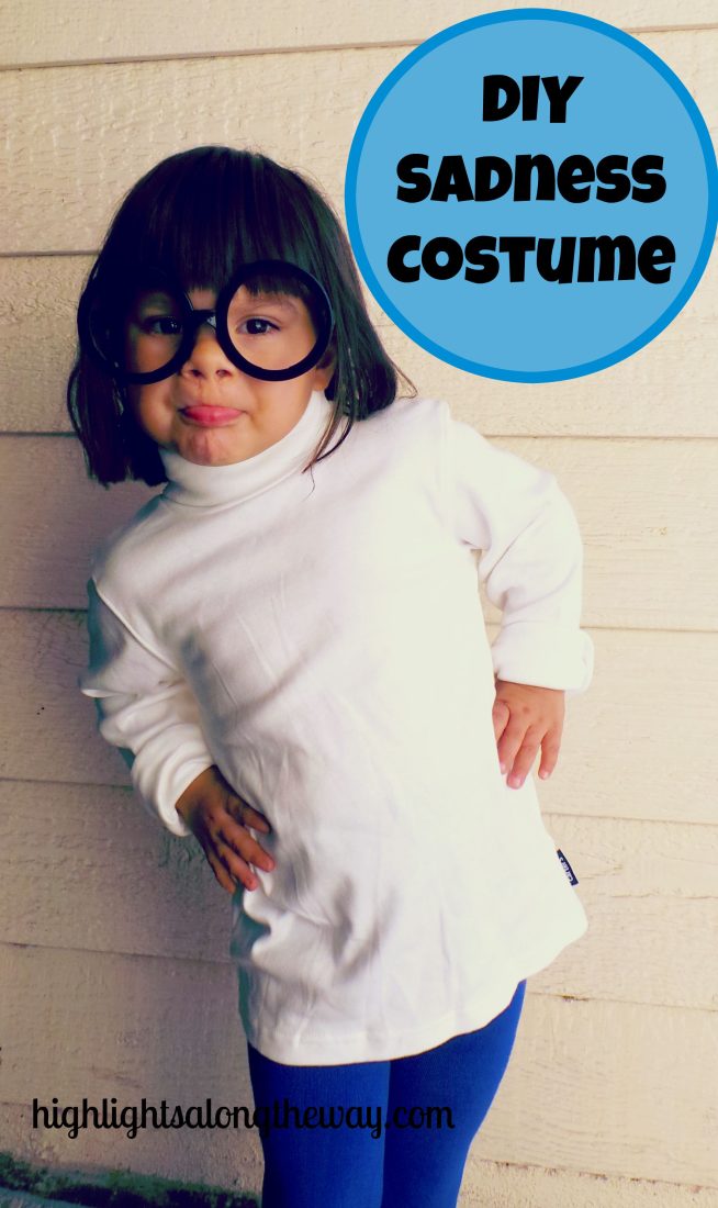 DIY Sadness Costume - Inside Out Costume