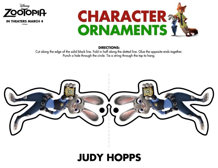 Zootopia Judy Hopps ornament