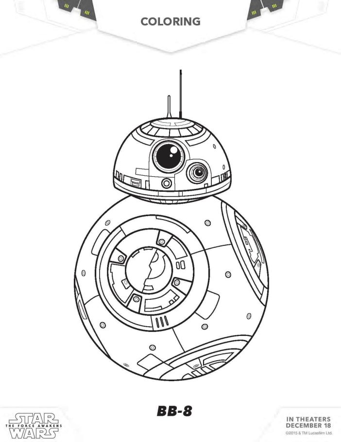 bb8 coloring sheet