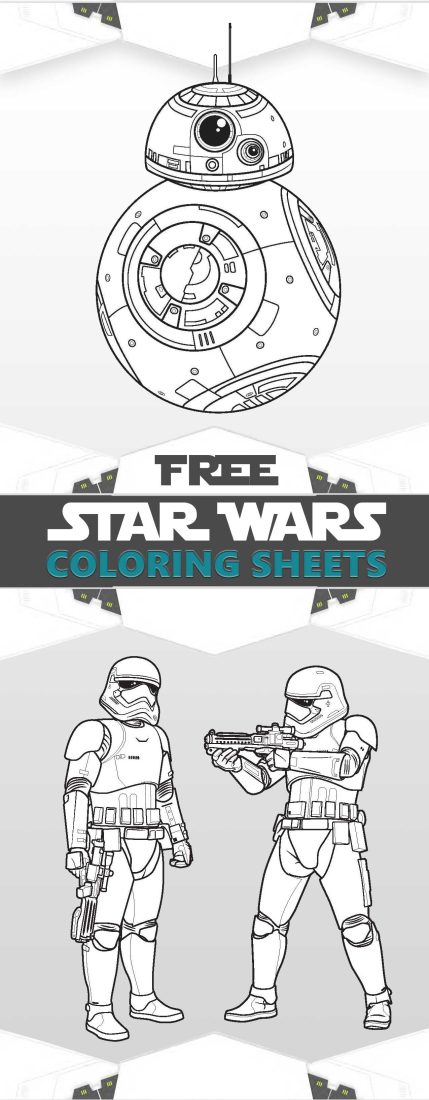 Star Wars coloring sheets