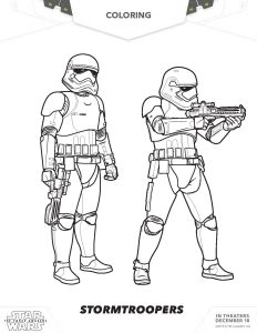 the force awakens stormtroopers coloring pages