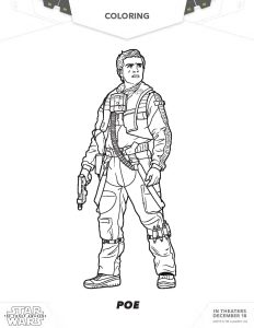 star wars poe coloring pages