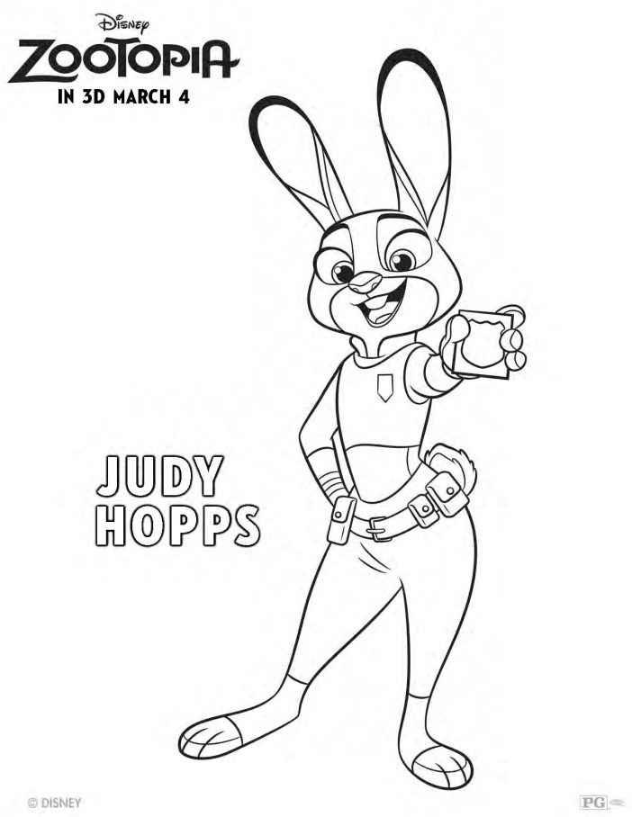 yax coloring pages for kids zootopia