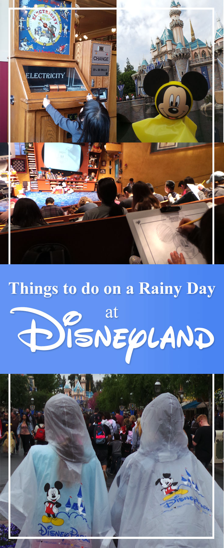 rainy day at Disneyland