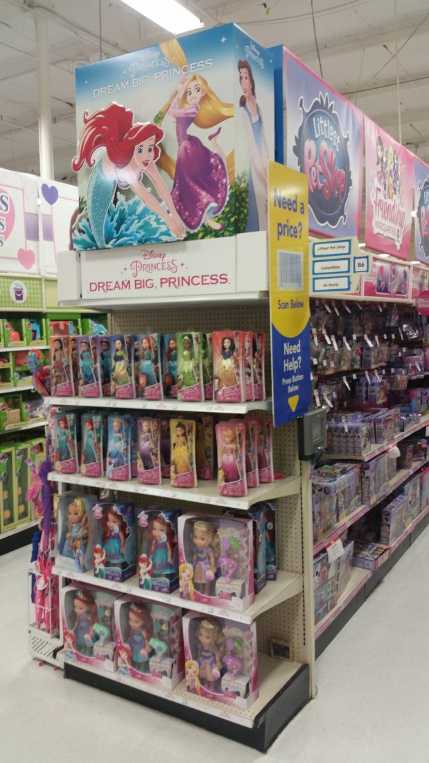 toys r us princess display