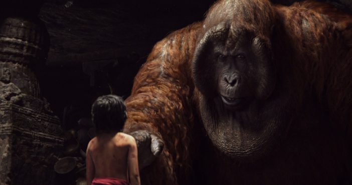 THE JUNGLE BOOK - (Pictured) MOWGLI and KING LOUIE ©2015 Disney Enterprises, Inc. All Rights Reserved.