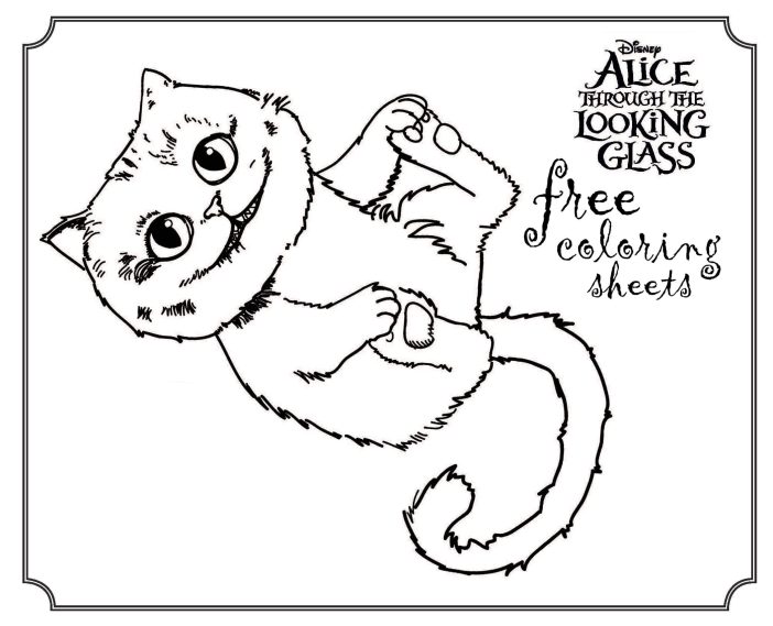 Alice coloring sheet