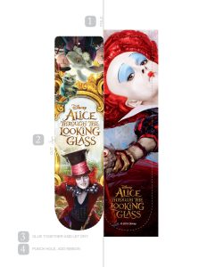 Alice printable bookmarks