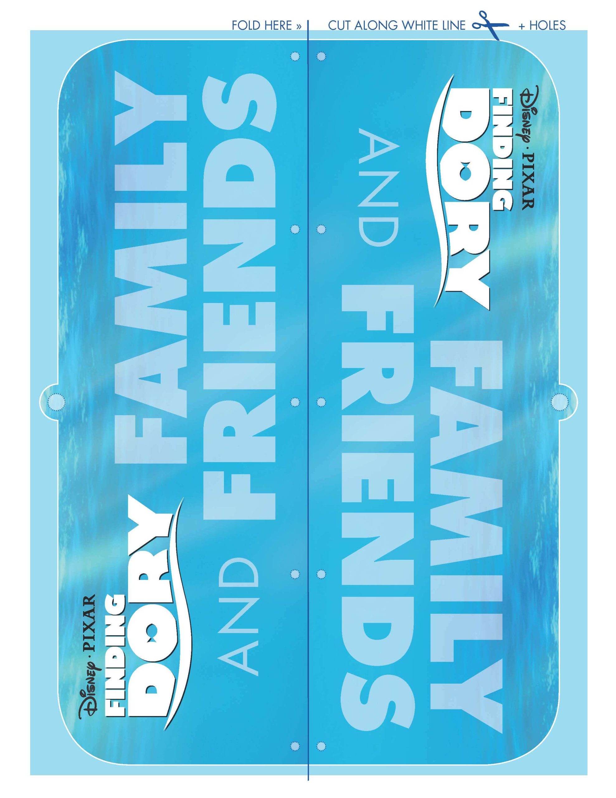 Finding Dory Printable Mobile