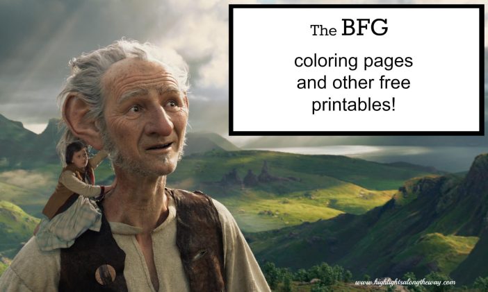 bfg coloring pages