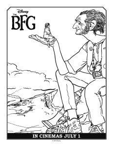 The BFG coloring pages