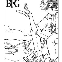 bfg instant download coloring pages 