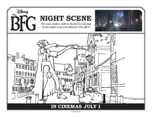 The BFG coloring pages