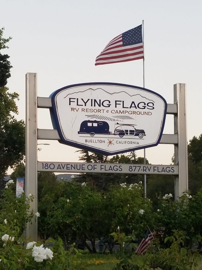 flying flags