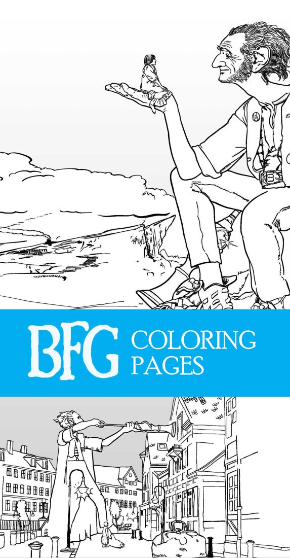 the bfg coloring pages