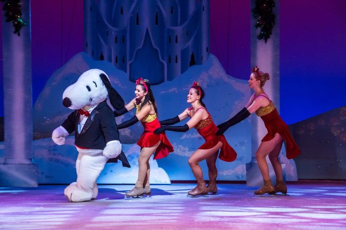 snoopy ice skating show