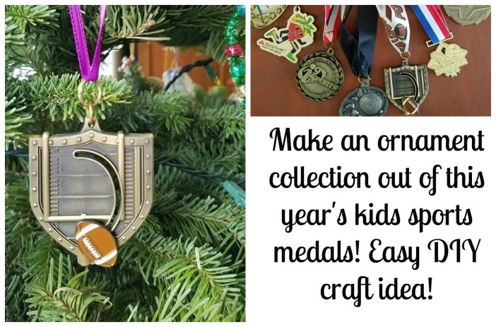 kids sports medals ornament