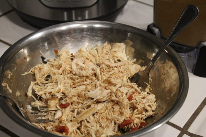 shredded chicken from the instant pot