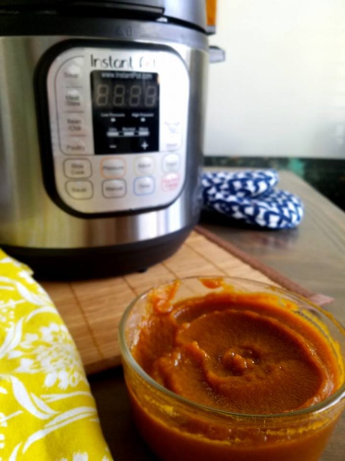 Instant Pot Pumpkin Apple Butter from scratch