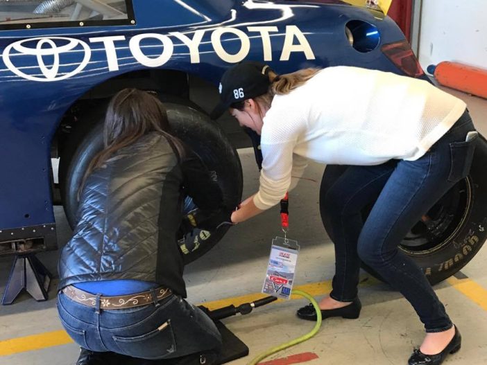 changing a tire