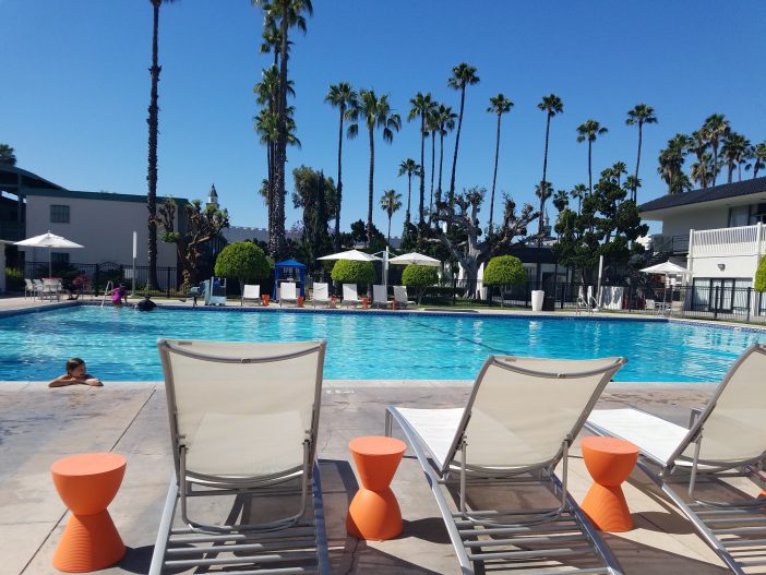 anaheim hotel olympic sized pool