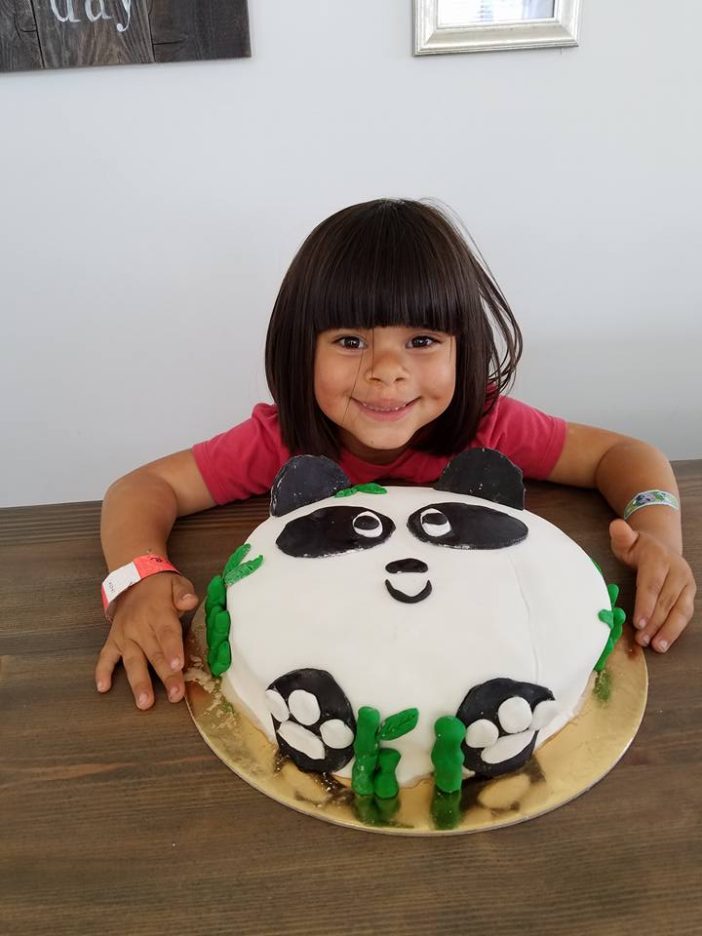 panda cake diy