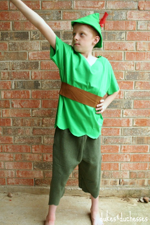 No-Sew Peter Pan Costume