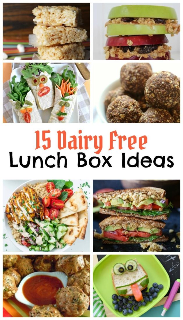 15 Yummy Dairy Free Lunchbox ideas for Back to School!