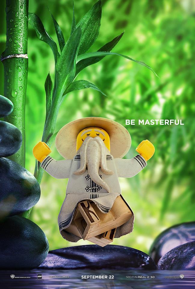 LEGO NINJAGO Movie post with Master Wu